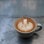 WHITE GLASS COFFEE - 