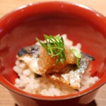 松濤 爛缶 - 鮎の炊き込みご飯