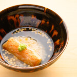 鮨 米島 - キンキ一汐出し茶漬け
