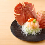 鮨 米島 - 活うちわ海老造り