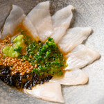 鮨 米島 - 活穴子の特製胡醬油かけ