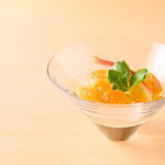 鮨 米島 - つぶ貝の土佐酢ジュレ