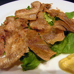 鉄板お好焼 昇次郎 - 鶏皮焼き