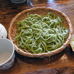 松鶴庵 - かわりそば（しそきり）