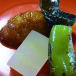 星月庵 - 五色の煮物・・優しいお味付けで美味しい。
