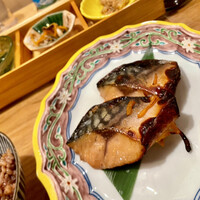旬和膳きゅう - 真サバの柚子焼き定食
                    酵素玄米があるのが嬉しい！