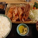 魚沼亭 - 豚の生姜焼き01