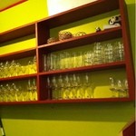 グラスのこの感じがリアル