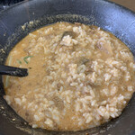 麺処 ごまや - 〆でございます