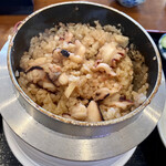 船頭の台所 - たこ飯（炊き上がり後）