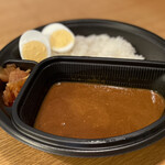 CoCo壱番屋 - 料理写真:ポークソース(514円)│ごはん200g(-52円)│5辛(+110円)│ゆでたまご(+73円)@税込645円