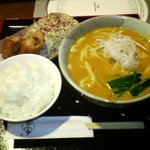 玉家 - カレーうどんセット