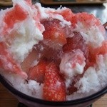 埜庵 - Ｗいちごミルクの中から苺がざくざく