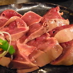 ゑちぜん屋 - 鶏レバー刺