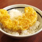 Marugame Seimen - かぼちゃ天と天丼用ごはん