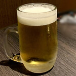 焼肉 なかむら - 生ビール(中) 638円