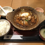 Ootoya - チキン味噌カツ煮定食¥890