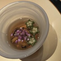天麩羅 安藤 - アワビの煮こごり