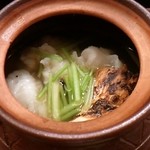 赤坂 菊乃井 - １０月　鱧と松茸の土瓶蒸し