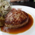 Restaurant L'Etroit - 国産ミンチ肉の豚バーグ(1580円)