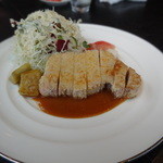 Restaurant L'Etroit - 国産豚ロースのしろかつ(1800円)
