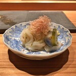 とり茶太郎 - キャベツの浅漬けときゅうりの糠漬け