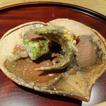 室町 和久傳 - 鮎の天ぷら　おかき仕上