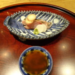 室町 和久傳 - イサキの炙り