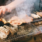 千亀 - これが一番高価な名古屋コーチンもも焼き。それでも1100円！