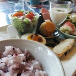 カフェ笑夢 - 雑穀ご飯