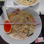 Ringa-Hatto - 長崎ちゃんぽん（麺２倍）650円　丼の直径25cm