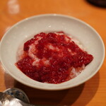 日本料理 たかむら - 苺みるく：かき氷