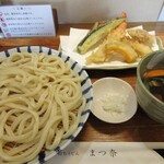 手打ちうどん まつ奈 - 野菜鳥肉汁うどん