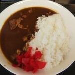 麺屋　まる - すじ肉入りカレーライス (税込)500円 ※拡大(2021.06.15)