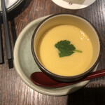 山形山　月島店 - お通し的に茶碗蒸し