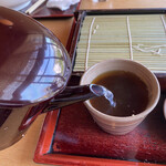 蕎菜　まさ吉 - 蕎麦湯は、サッパリタイプです