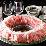 Itoshima Pork x Hakata Wagyu Beef Mix Hakata Steamed Meat Hotpot Lunch *Reservation required the day before