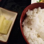 家庭料理 楓 - ご飯とお漬物