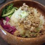 水呑カフェボヌー - ミニガパオライス