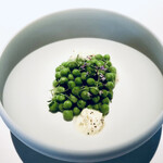 レスピラシオン - スペインえんどう豆代替？　七面鳥とスナップエンドウ