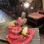 大衆炭火焼肉ジンギスカン ホルモン酒場 風土. すすきの店 - 