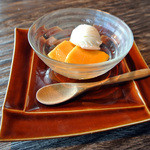 Teppanyaki Matenrou - マンゴーと塩アイスクリーム