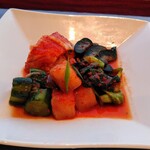 叙々苑 - キムチ盛合せ（小）　1600円