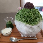 埜庵 - 十年抹茶みるく1300円*2021.06