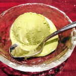 叙々苑 - 抹茶のアイスクリーム