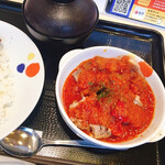 松屋 - ごろごろチキンのトマトカレー