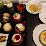 ホテルポールスター札幌 - 1皿目。ほぼデザートです。