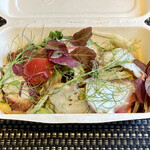 BARU 竹末 - タコ燻製とフェンネル､オレンジのサラダ(800円)