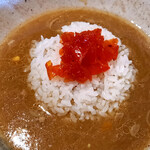 らーめん みかん - 味噌にライスドボ～ンッ！