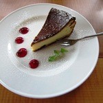 田舎カフェ オーチャード - ベイクドチーズケーキ(春Ver)